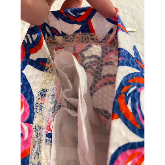 Lilly Pulitzer Iggy Shift dress Gillty design mid cut out size 6 - Picture 9 of 13